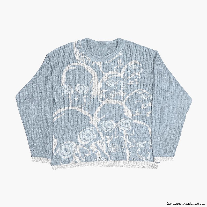 Classic Anime graphic sweater Black Knit Top with Travel-Friendly Style