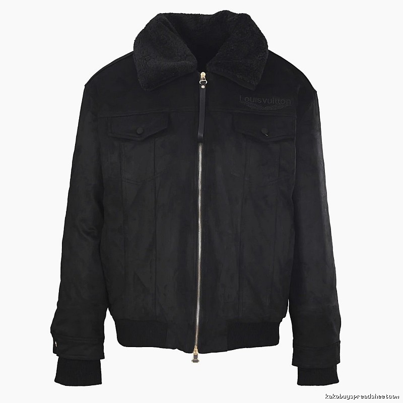 Collared Bomber Jacket Style Edit in Black