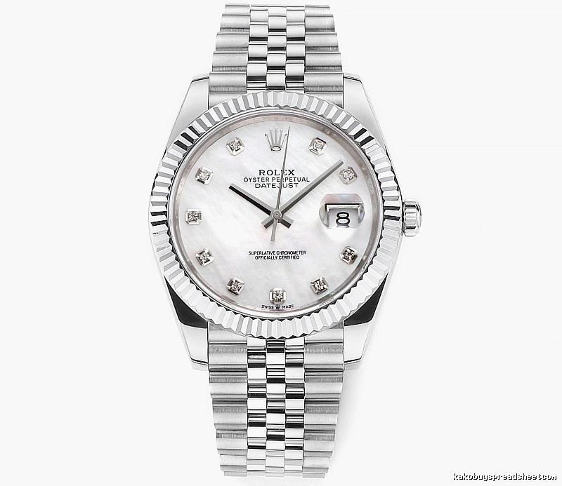 Collector Datejust Automatic Watch by Rolex - Silver And White