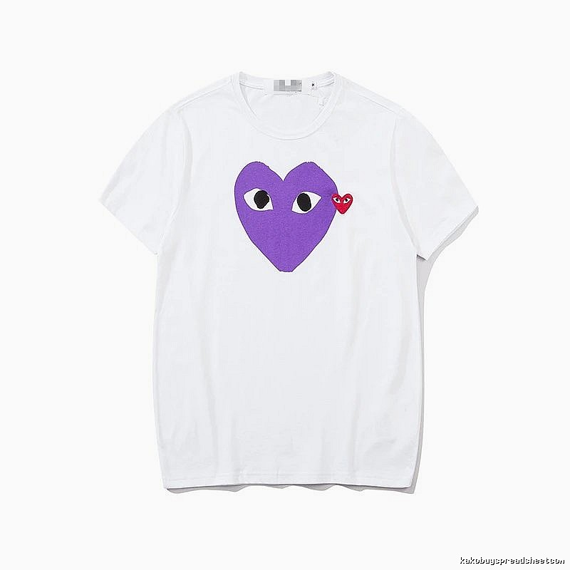 Comme des Garcons PLAY 2023-03 Style 2303 Heart Logo T-Shirt Campus Look