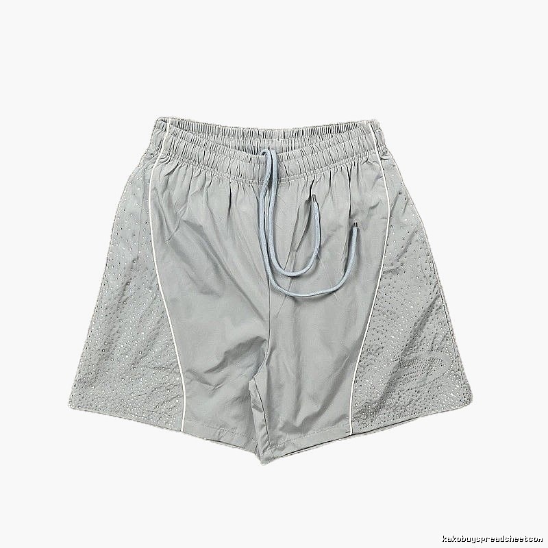 Corteiz Breathable Street Style Grey Sports Shorts