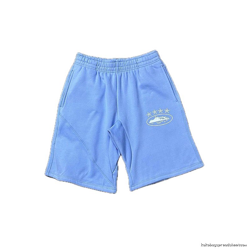 Corteiz casual light blue shorts