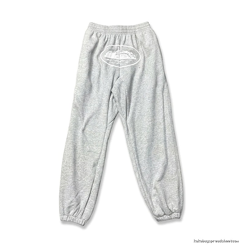Corteiz Casual Style Grey Sweatpants