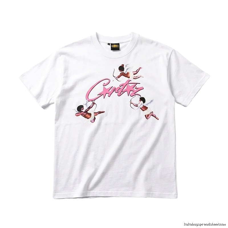 Corteiz Cupid Print White T-shirt