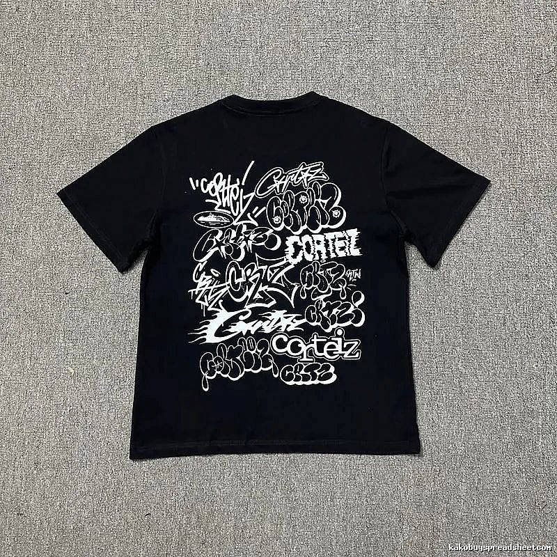 Corteiz Lightweight Logo T-shirt Black Corteiz for Gift Ideas