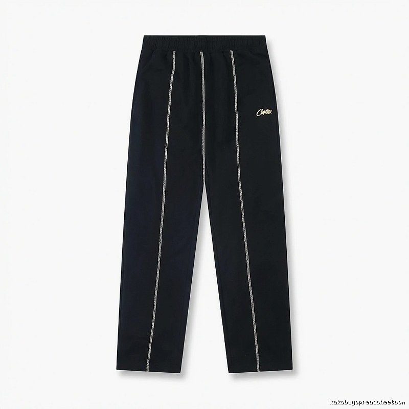 Corteiz minimalist style black trousers