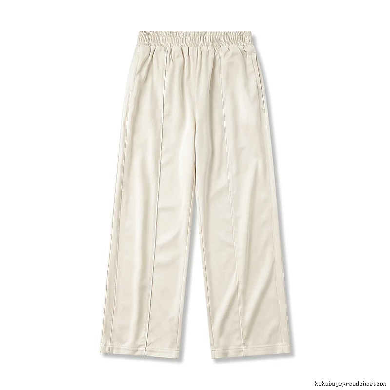 Corteiz minimalist style off-white wide-leg pants