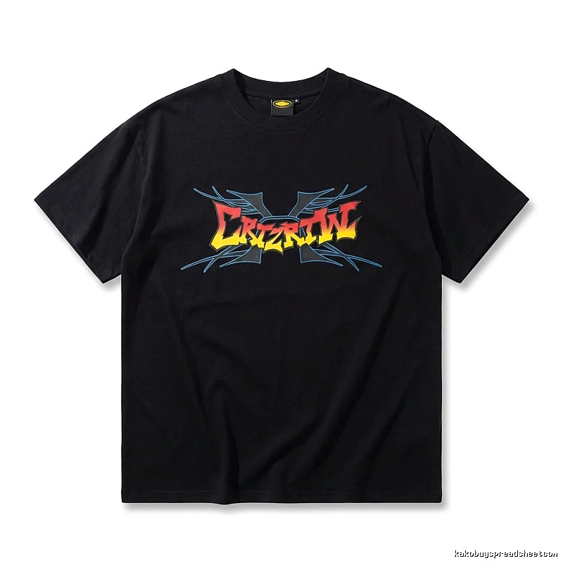 Corteiz Printed Trendy Black T-shirt