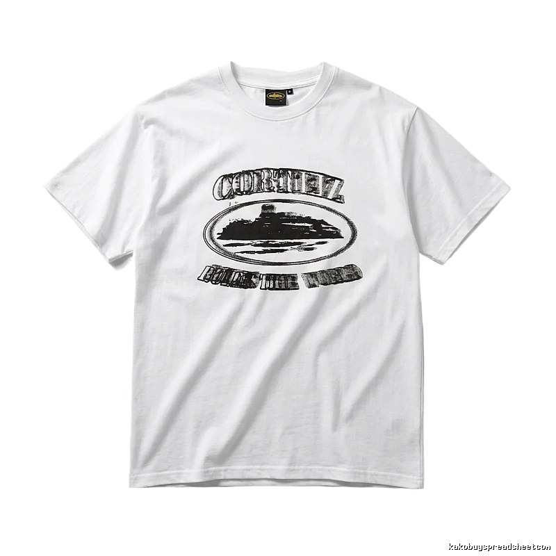 Corteiz retro-style white T-shirt