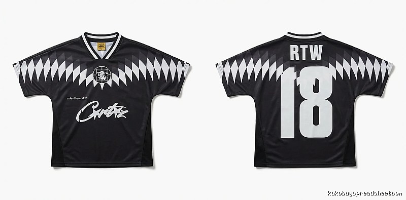 Corteiz RTW Series Black and White Wind Top
