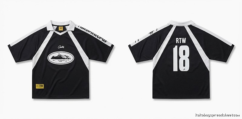 Corteiz RTW Series Sporty Black Short-sleeve Shirt