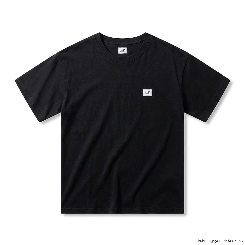 C.P. Basic Style Simple Black T-shirt