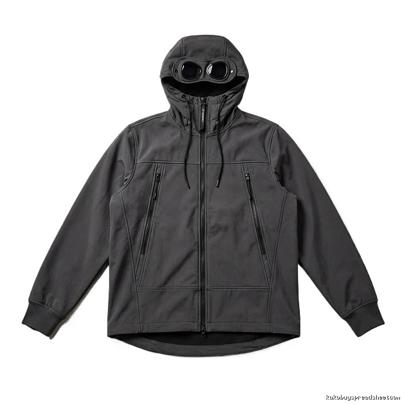 C.P. Hooded Functional Style Grey Coat