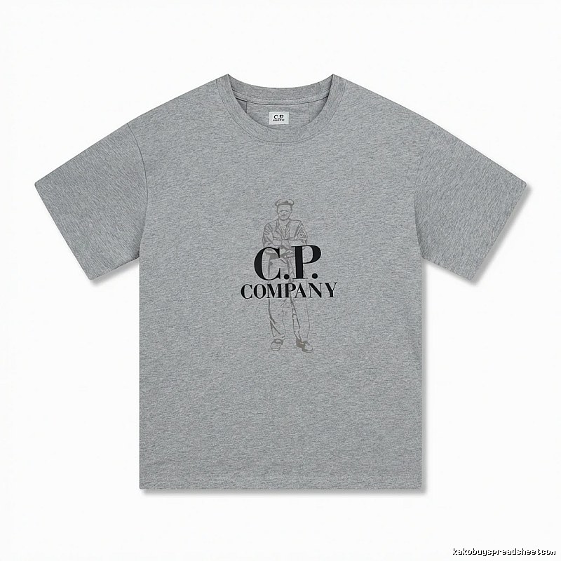 C.P. Retro Style Gray T-shirt