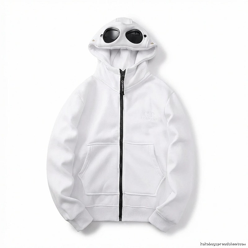 C.P. White Trendy and Cool Style Hoodie
