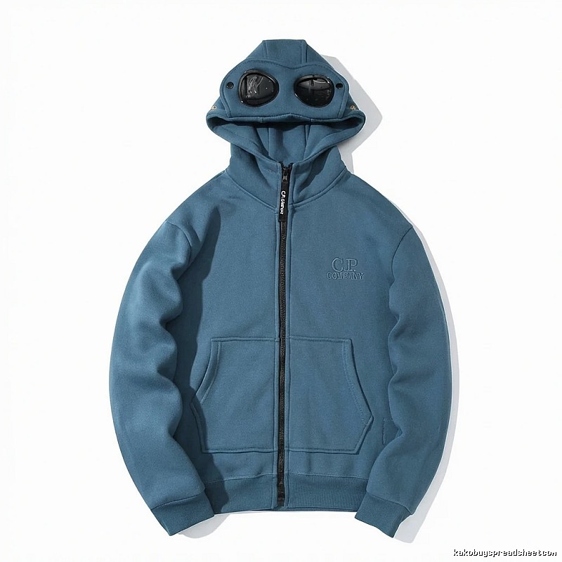 C.P. Workwear Style Blue Hoodie