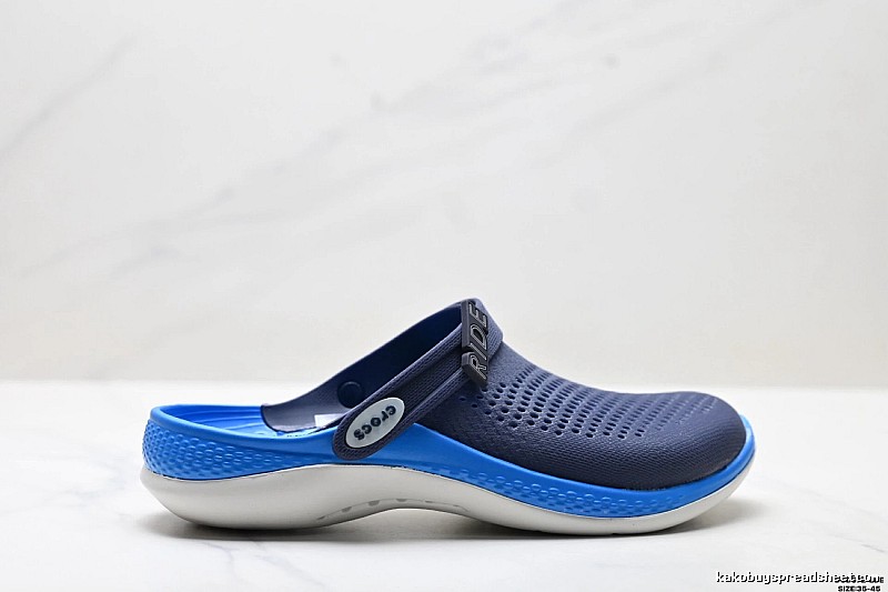 Crocs Clogs Casual Style Blue and White