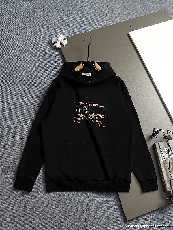 Daily Wear Burberry Hoodie Logo Detail