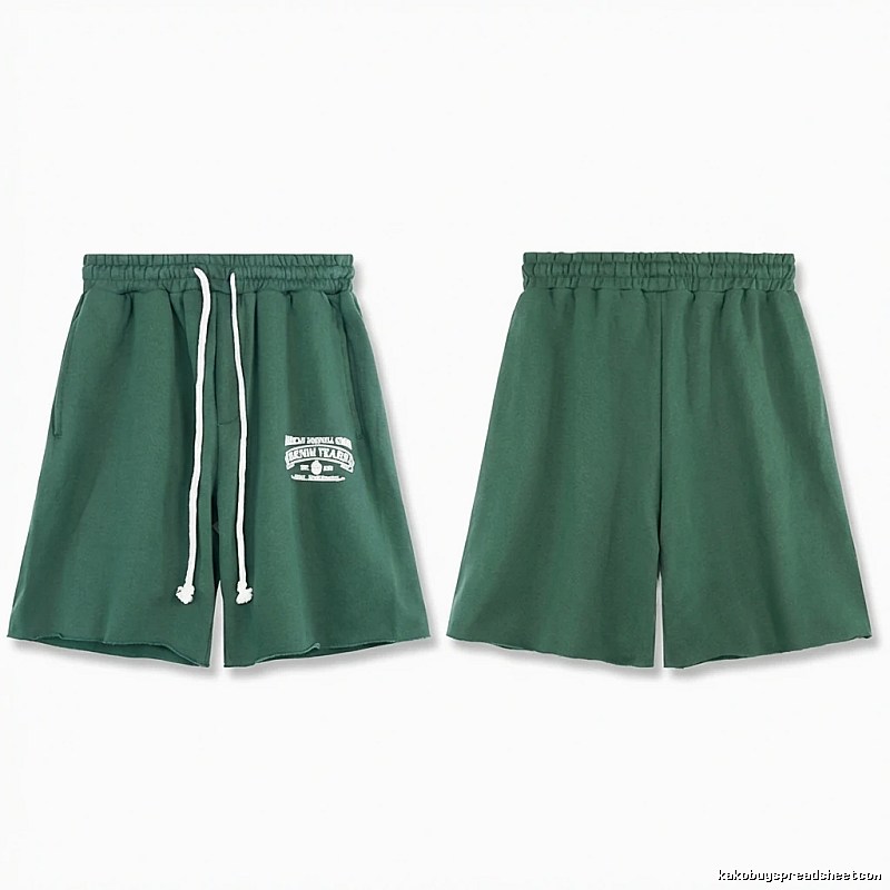 DENIM TEARS American Retro Green Shorts