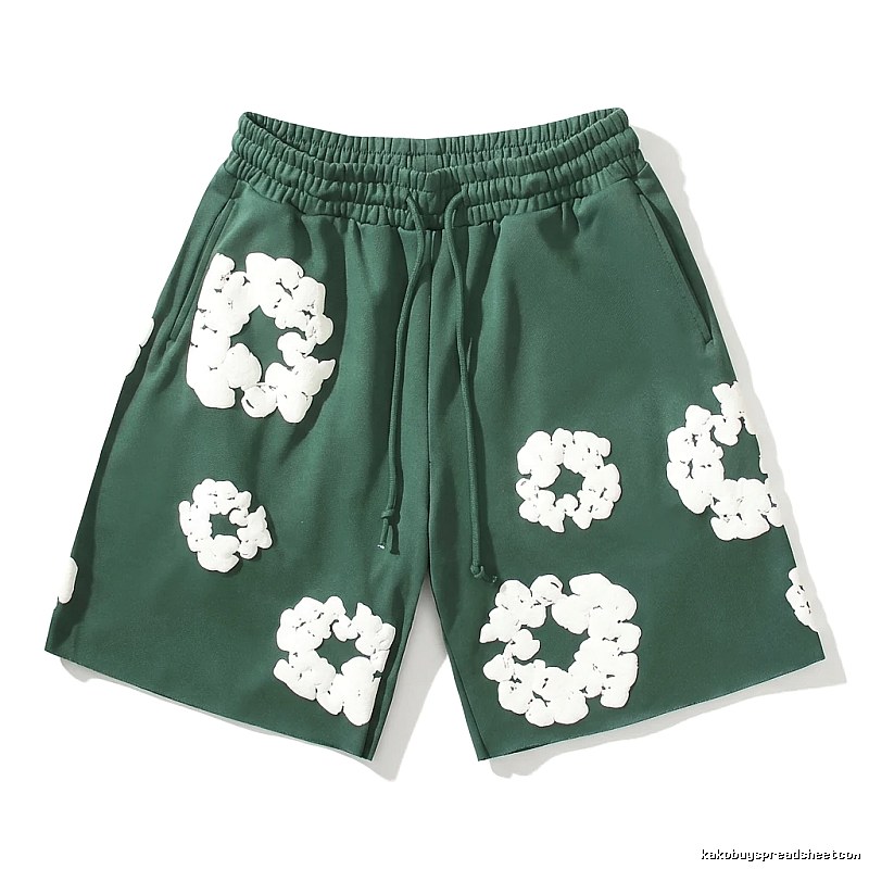 DENIM TEARS Printed Casual Shorts