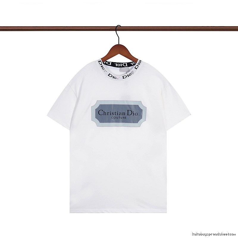 Dior Couture Minimalist Style White Short-sleeve T-shirt