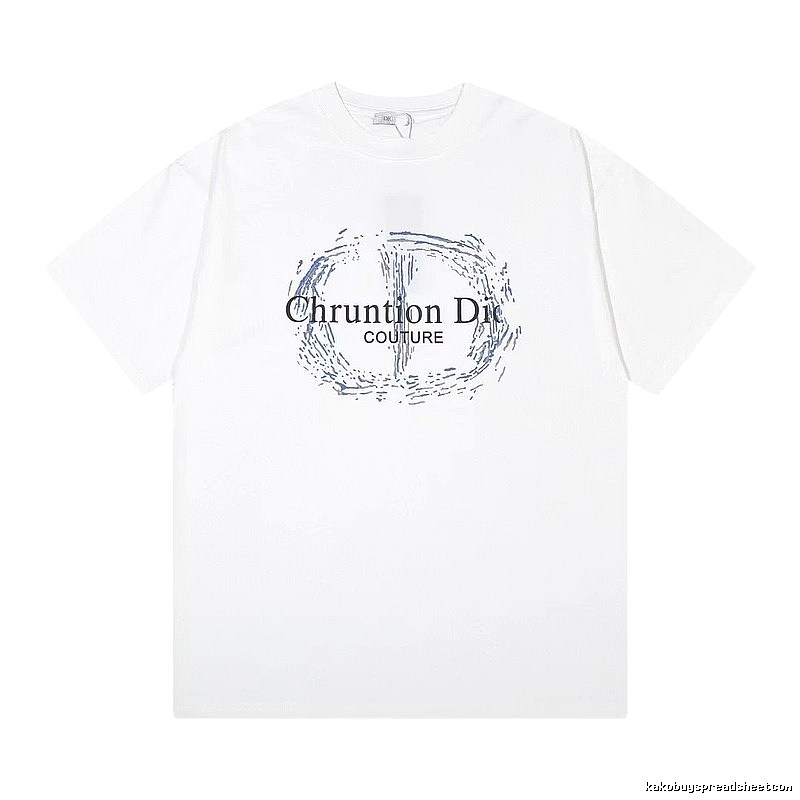 Dior Couture Trendy Style White Short-sleeve T-shirt