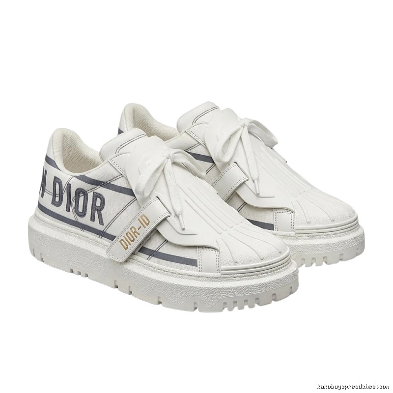 Dior letter - printed casual white shoes