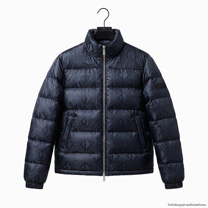 Dior quilted black down jacket