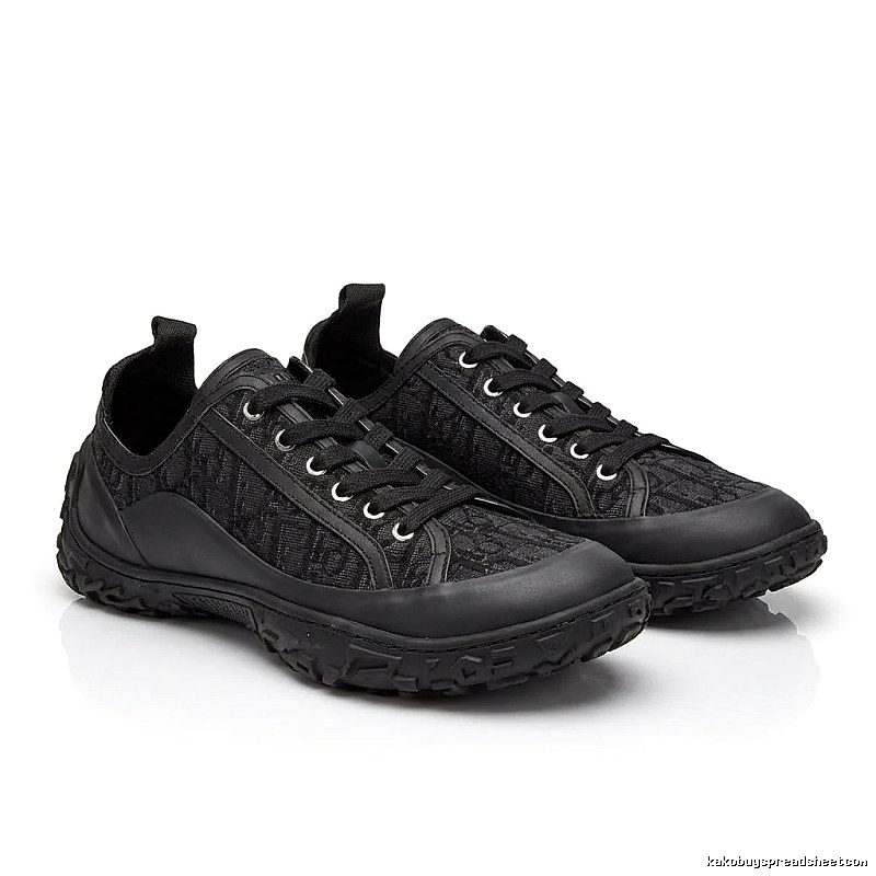 Dior retro-style black sneakers