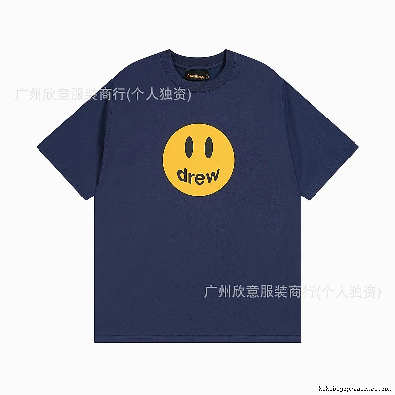 DREWHOUSE Smiley Street Style Navy Blue T-shirt