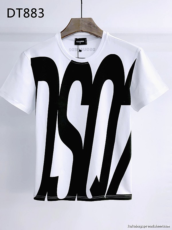 DSQUARED2 Large Letter Street Style White T-Shirt