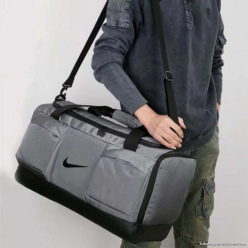 Duffel Bag by Nike with Gray Nike Duffel