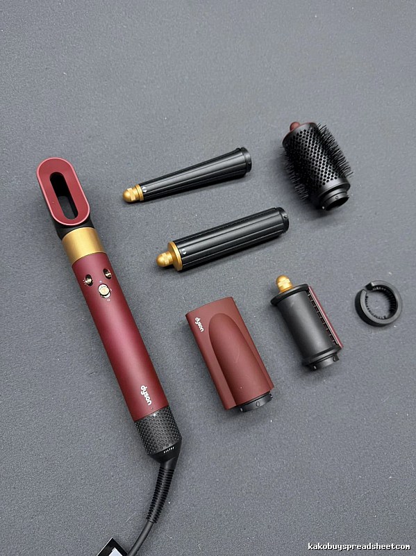 Dyson Pink Airwrap-style Tool Hair Styler for Streetwear Looks