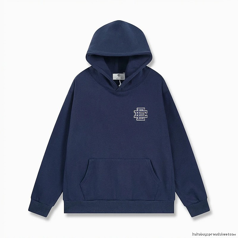 Eric Emanuel Minimalist Style Navy Blue Sweatshirt