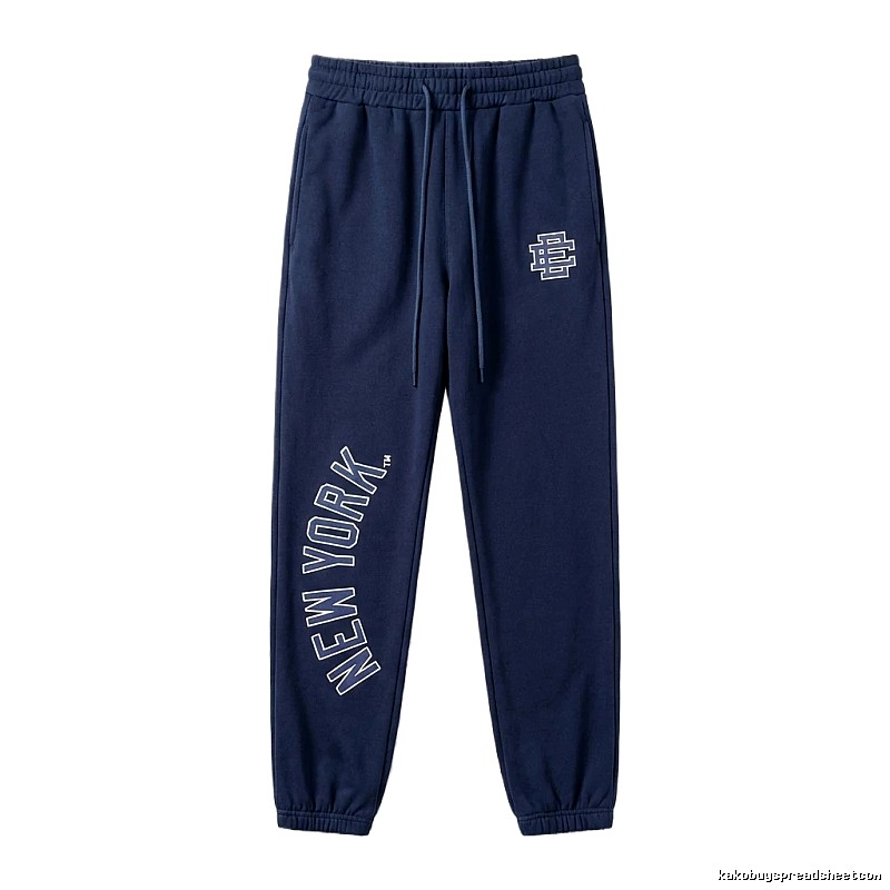 Eric Emanuel New York Style Navy Blue Sweatpants