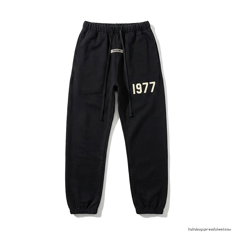 ESSENTIALS 1977 Casual Black Sweatpants