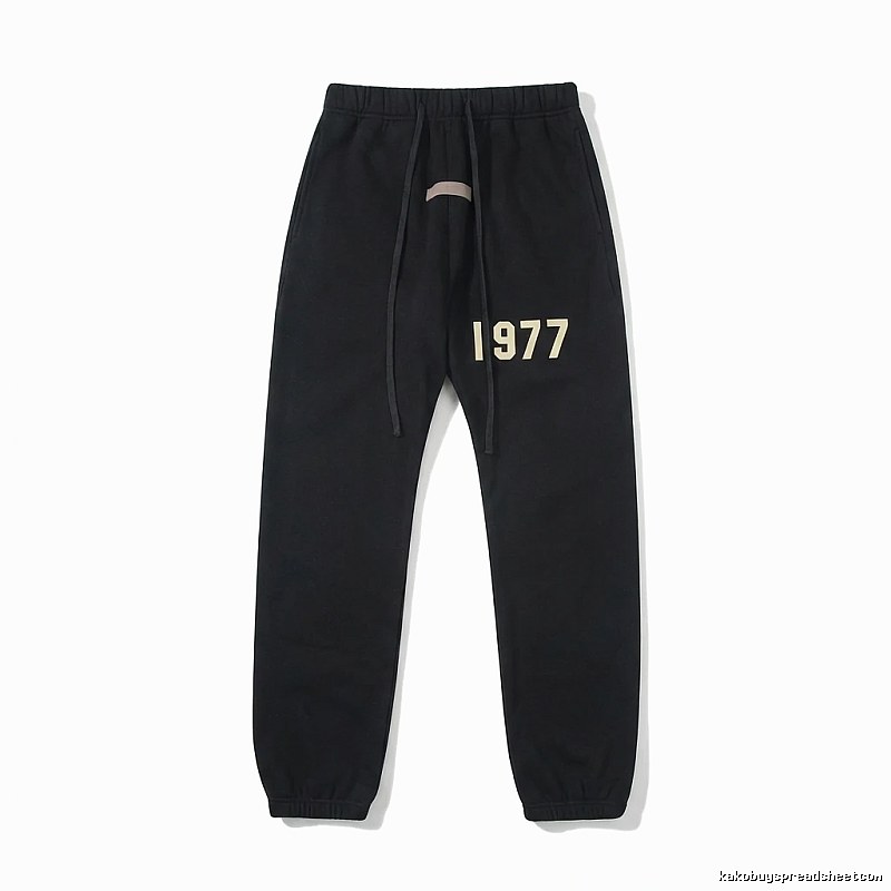 ESSENTIALS 1977 Wind Black Sweatpants