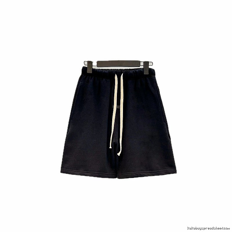 ESSENTIALS Basic Black Shorts