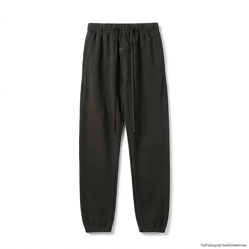 ESSENTIALS Basic Casual Black Pants
