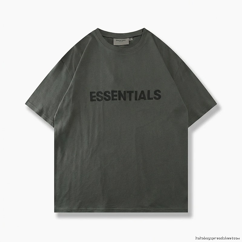 ESSENTIALS Basic Dark Grey T-shirt