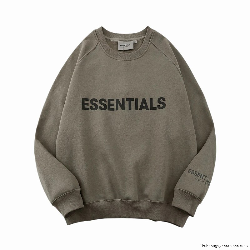 ESSENTIALS Basic Gray Sweatshirt