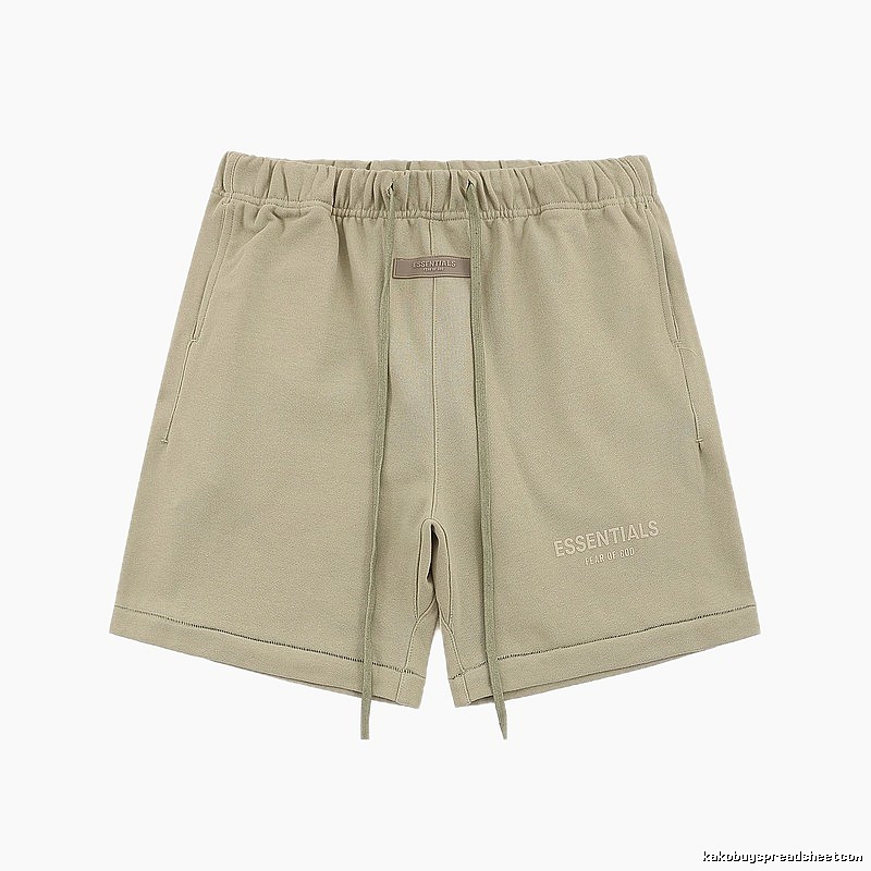 ESSENTIALS Basic Khaki Shorts