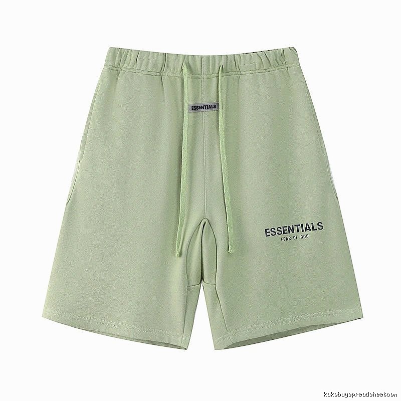 ESSENTIALS casual style light green shorts