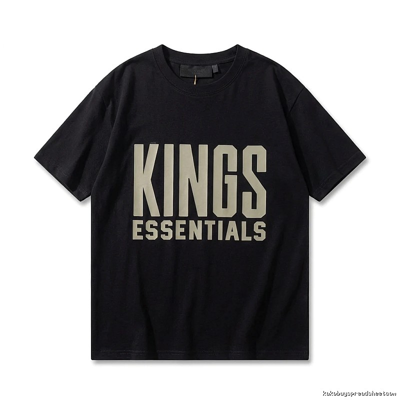 ESSENTIALS KINGS Style Black T - Shirt