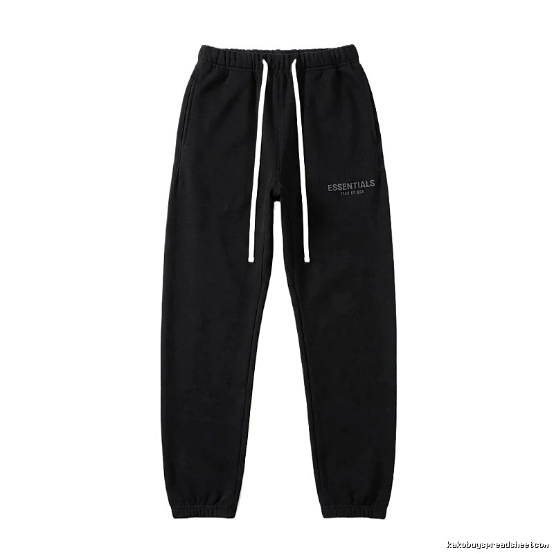 ESSENTIALS minimalist black sweatpants