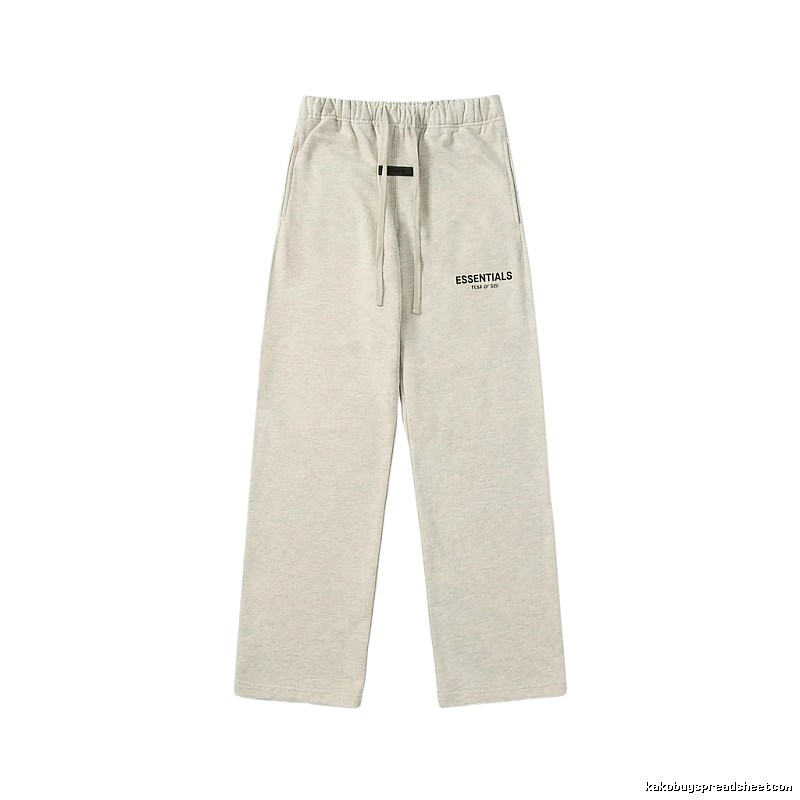 ESSENTIALS minimalist light gray sweatpants