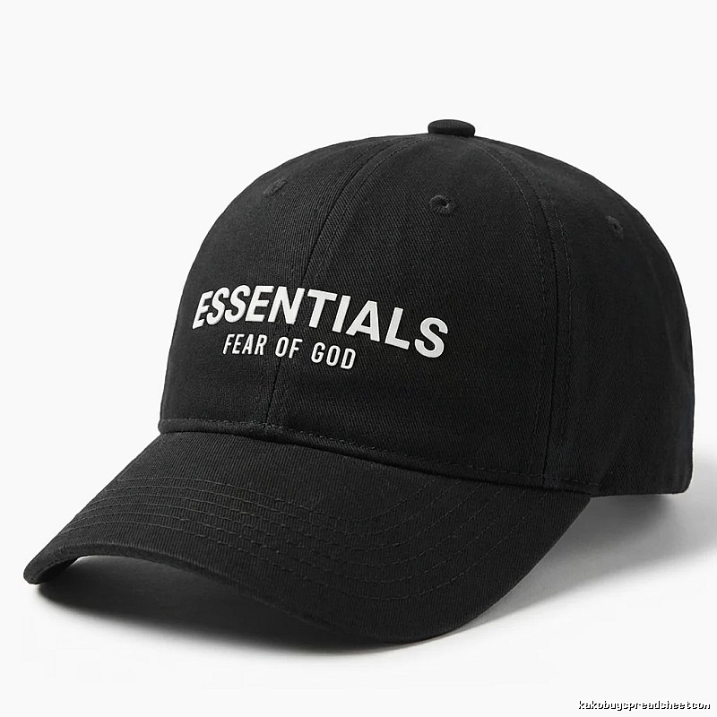 ESSENTIALS minimalist style black hat