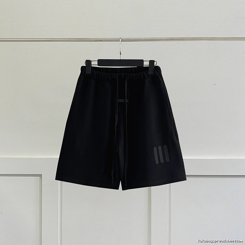 ESSENTIALS minimalist style black shorts