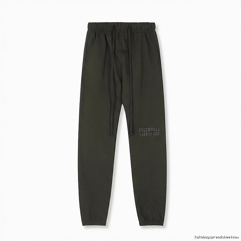 ESSENTIALS minimalist style dark gray sweatpants