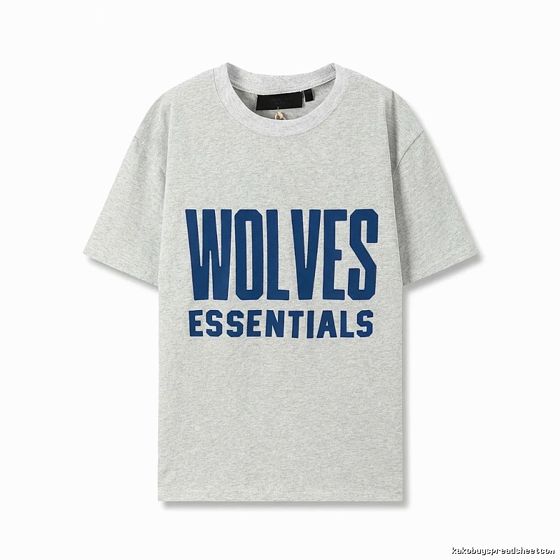 ESSENTIALS Simple Grey Short Sleeve
